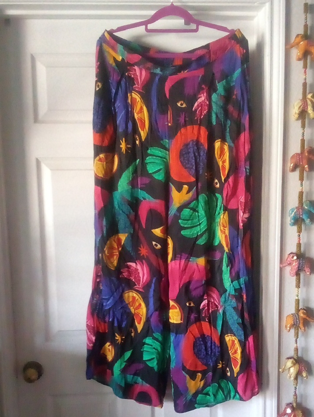 FARM RIO Vibrant Multicolor Wide Leg Mystic Pants